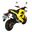 Kral Motor Ava 5000 KR-25-L Sarı Elektrikli Bisiklet