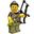 LEGO 71007 Series 12 Minifigür 10. Dino Tracker