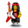 Lego 71019 Ninjago Movie Minifigür Gong & Guitar Rocker