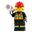 Lego 71025 Series 19 Minifigür 8. Fire Fighter