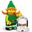 Lego 71034 Seri 23 Minifigür - 5. Christmas Elf