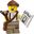 Lego 71037 Seri 24 Minifigür 12. Newspaper Kid