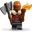 Lego 71047 Minifigür Dungeons Dragons 1. Dwarf Barbarian