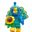 Lego 71051 Hayvanlar Serisi 28 Minifigür 1. Peacock Costume