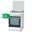 Luxell 60SF40F Atlantis Beyaz Fırın
