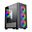 PowerBoost PB-P2252BB ARGB Fanlı Siyah Micro ATX Gaming Bilgisayar Kasası