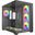 Rampage Ares ARGB Temperli Cam 750 W Siyah ATX Gaming Bilgisayar Kasası