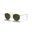 Ray-Ban Round Metal RB 3447 001 47 Arista Gold-Green Unisex Güneş Gözlüğü
