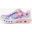 Skechers 303255L SLLP Flutter Heart Lights - Blurred Love Gri Çocuk Işıklı Spor Ayakkabı