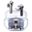 SoundPEATS Capsule 3 Pro 5.3 Şeffaf Beyaz Bluetooth Kulaklık