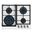 Teka GZC 64320 XBC WH E4 White Marble Gazlı Ankastre Ocak