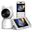 Xenon Smart X7202 Gri 3MP Bebek Gece Görüşlü IP Wi-Fi Güvenlik Kamerası