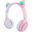 Zore M6 Pro Cat Pembe Bluetooth Kulaklık