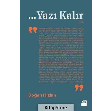 ...Yazı Kalır - Doğan Hızlan