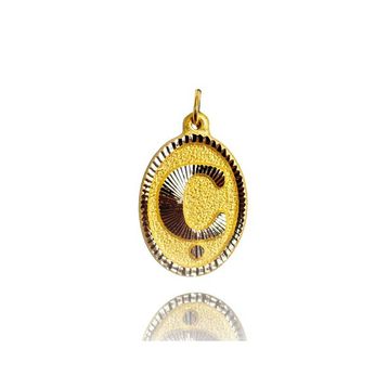 0.25 gr 14 Ayar Altın Harf Kolye Ucu
