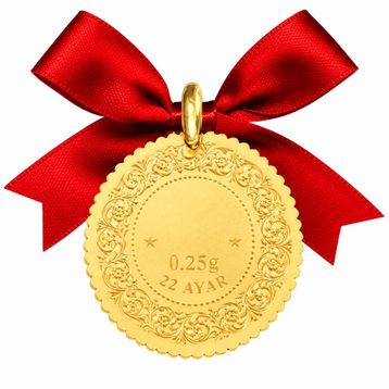 0.25 gr 22 Ayar Külçe Altın
