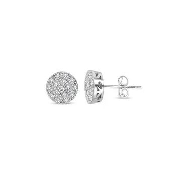 0.49 ct Pırlanta Coronet Küpe