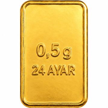 0.5 gr 24 Ayar Külçe Altın