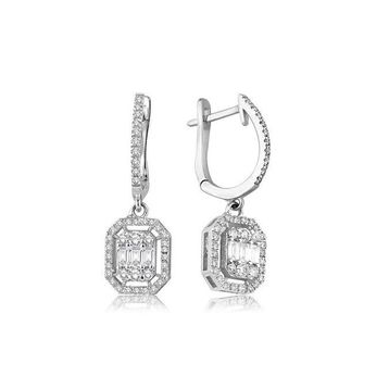 0.51 ct Pırlantalı Elmas Küpe