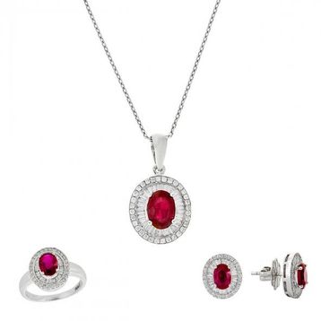 0,20 ct Yakut Set