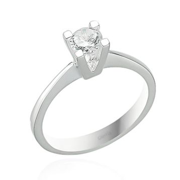 0,38 ct Pırlanta Tek Taş Yüzük