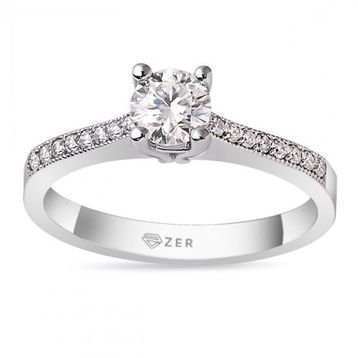 0,45 ct Tektaş Pırlanta Yüzük