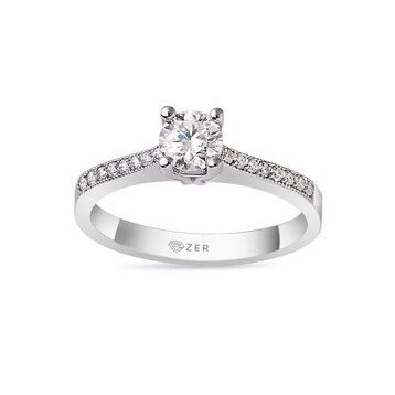 0,45 ct Tektaş Pırlanta Yüzük