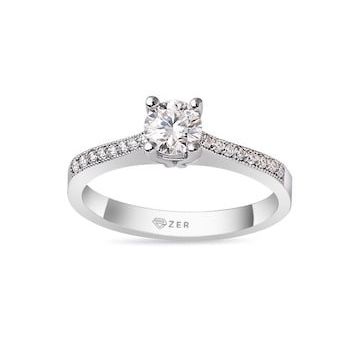 0,45 ct Tektaş Pırlanta Yüzük
