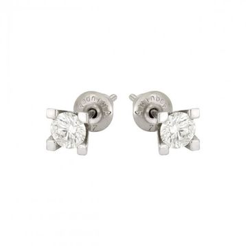 0,70 Ct Pırlanta Tektaş Küpe
