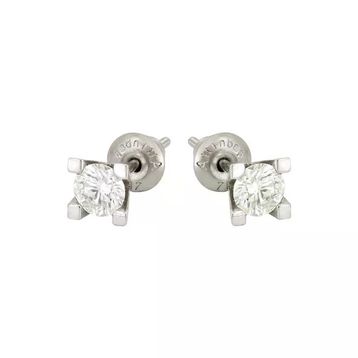 0,70 Ct Pırlanta Tektaş Küpe