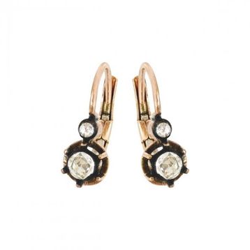 0,71 Ct Pırlantalı Elmas Küpe