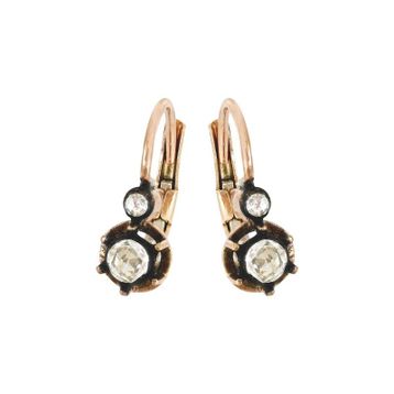 0,71 Ct Pırlantalı Elmas Küpe