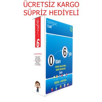 0'dan 6'ya Sayısal Sözel 6. Sınıf Dinamo Soru Bankası Set - Tonguç Akademi