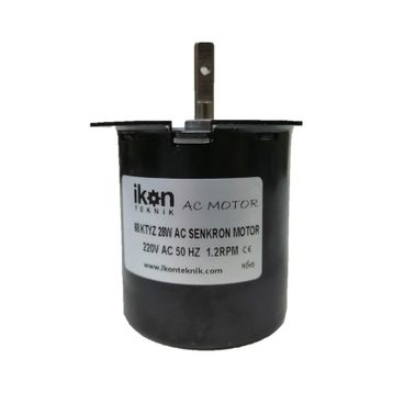 1.2 RPM 68KTYZ AC Redüktörlü Senkron Motor Çevirme Motoru