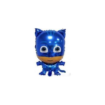 1 Adet Pijamaskeliler Kedi Çocuk Folyo Balon Pija Masks Uçan Balon