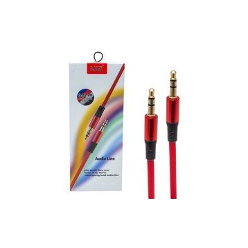 1 Metre Kırmızı Stereo Aux Kablo