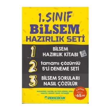 1. Sınıf BİLSEM Hazırlık Seti Zeki Çocuk Yayınları