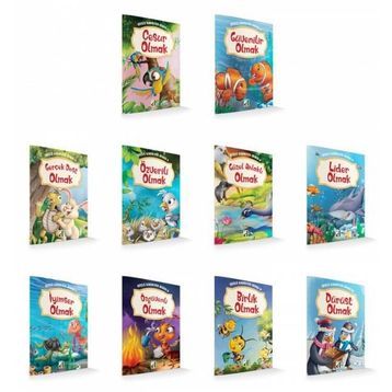 1. Sınıf Hikaye Kitabı Güçlü Karakter Serisi 10 Kitap Damla Yayınevi