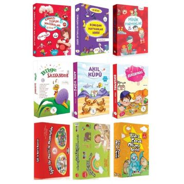 1. Sınıf Karma Hikaye Seti 9 Kutu 90 Kitap