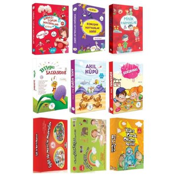 1. Sınıf Karma Hikaye Seti 9 Kutu 90 Kitap
