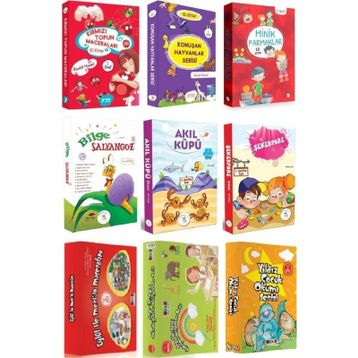 1. Sınıf Karma Hikaye Seti 9 Kutu 90 Kitap
