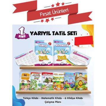 1. Sınıf Yarıyıl Tatil Seti Üçgen Yayınları