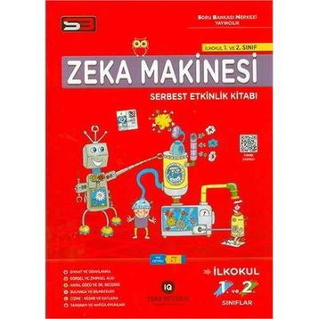 1. ve 2. Sınıf Zeka Makinesi Serbest Etkinlik Kitabı-Sbm Yayınları