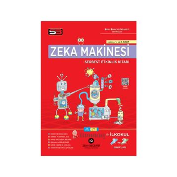 1. ve 2. Sınıf Zeka Makinesi Serbest Etkinlik Kitabı-Sbm Yayınları
