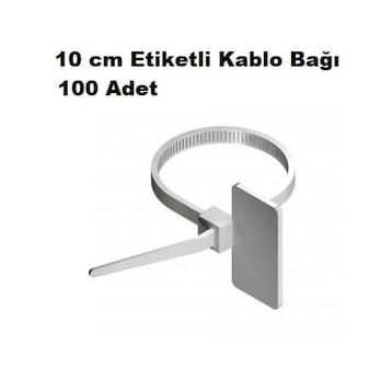 10 cm Etiketli Kablo Bağı