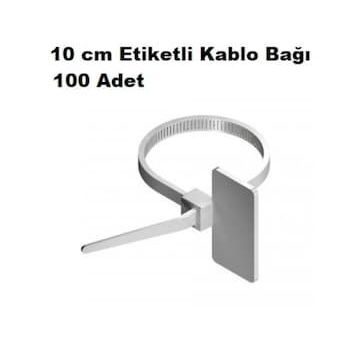 10 cm Etiketli Kablo Bağı