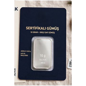 10 gr Külçe Gümüş