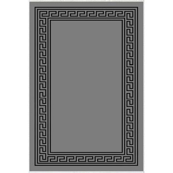 10 Post Online Kaymaz Kesme İnce Dijital Baskı Koyu Gri 70x220 cm Yolluk