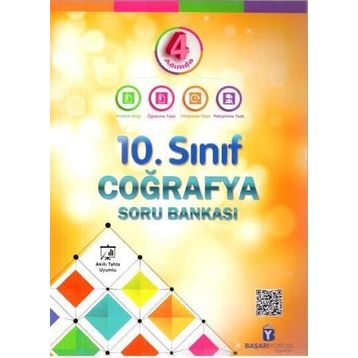 10. Sınıf 4 Adımda Coğrafya Soru Bankası Başarıyorum Yayınları