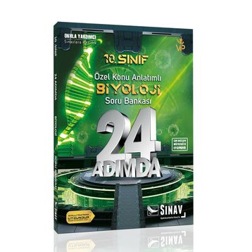 10. Sınıf Biyoloji 24 Adımda Özel Konu Anlatımlı Soru Bankası / Komisyon / Sınav Dergisi Yayınları